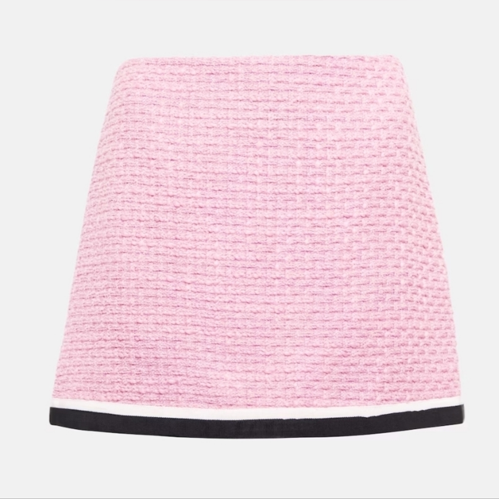 Tweed miniskirt